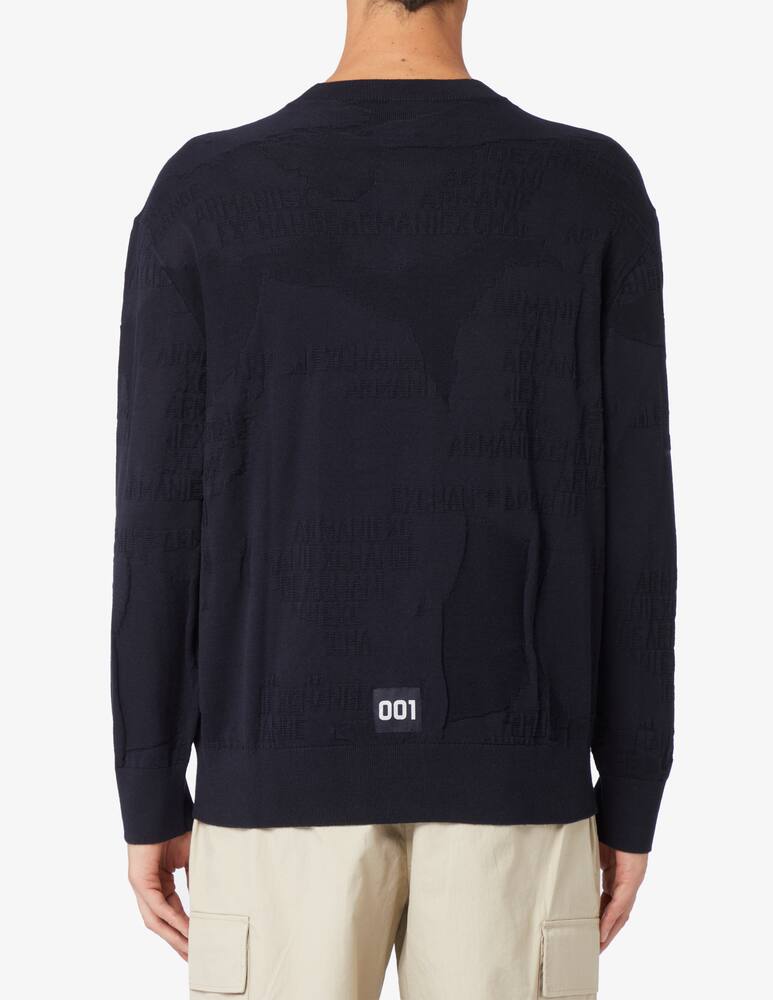 rinascente Armani Exchange Camouflage jacquard jumper