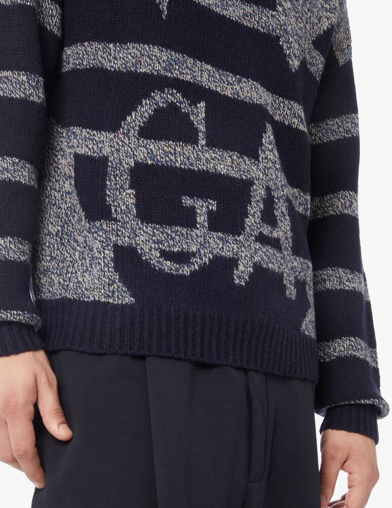 rinascente Emporio Armani Maglia girocollo con stampa aquila