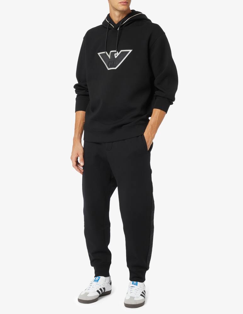 rinascente Emporio Armani Center eagle hoodie