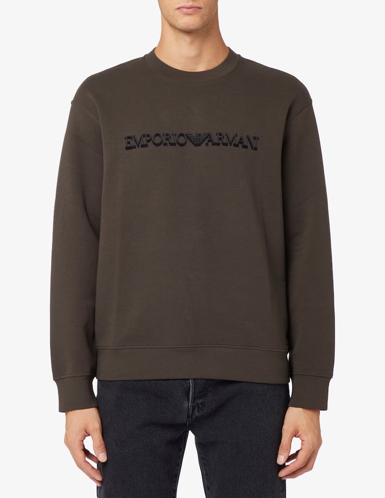 rinascente Emporio Armani Felpa girocollo lettering