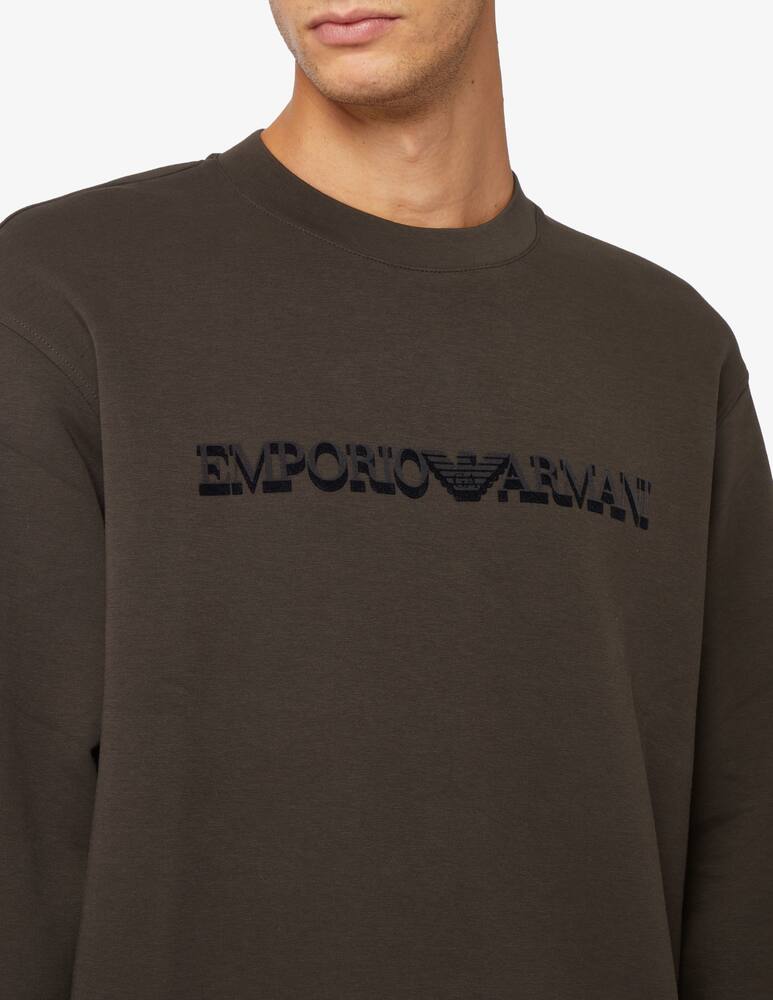 rinascente Emporio Armani Felpa girocollo lettering
