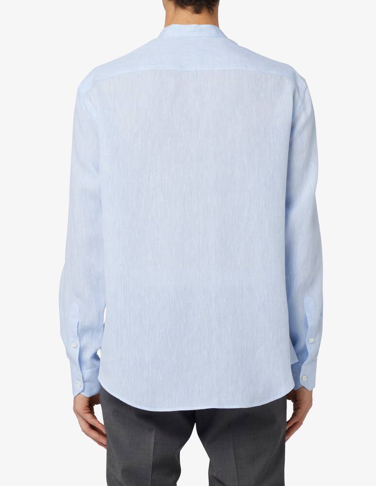 rinascente Emporio Armani Guru chambray linen shirt