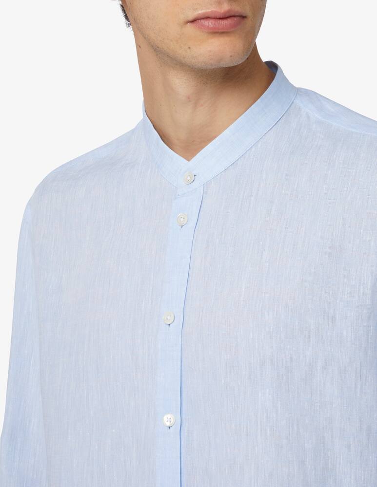 rinascente Emporio Armani Guru chambray linen shirt