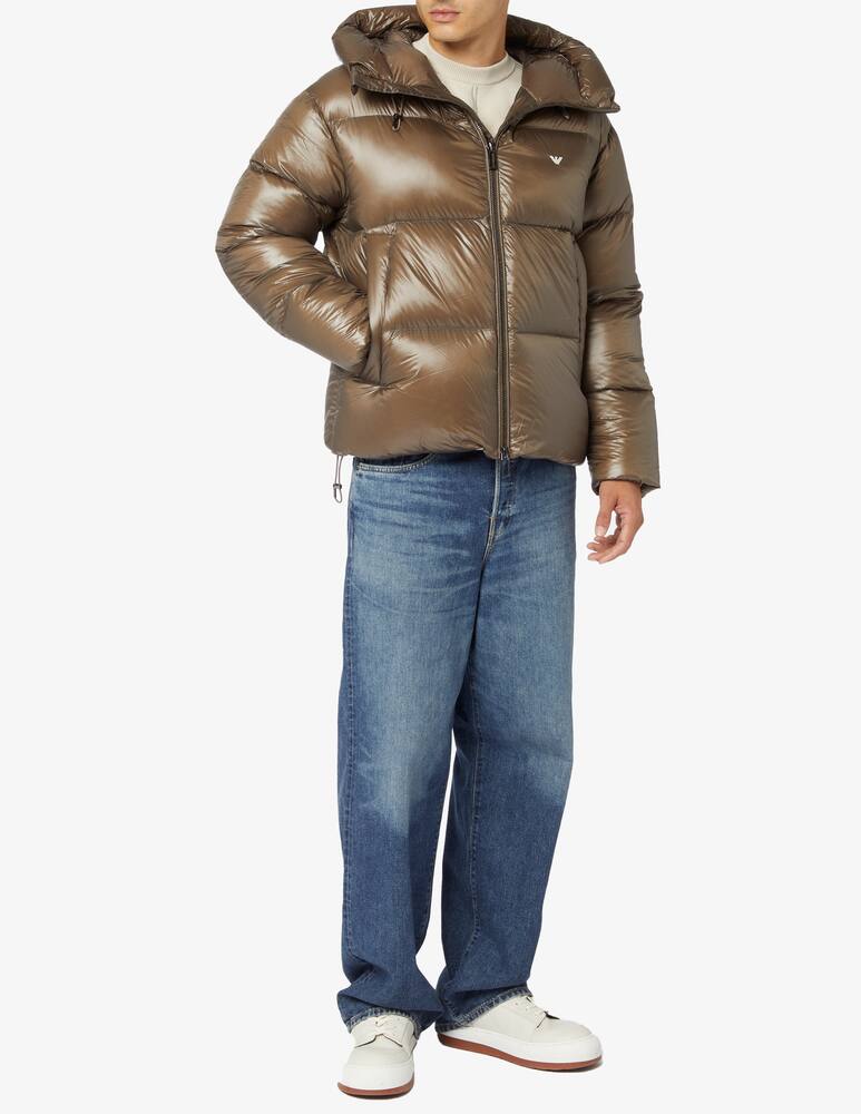 rinascente Emporio Armani Hoodede puffer jacket