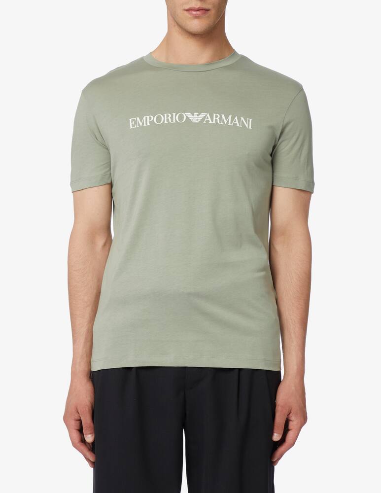 rinascente Emporio Armani Lettering logo t-shirt