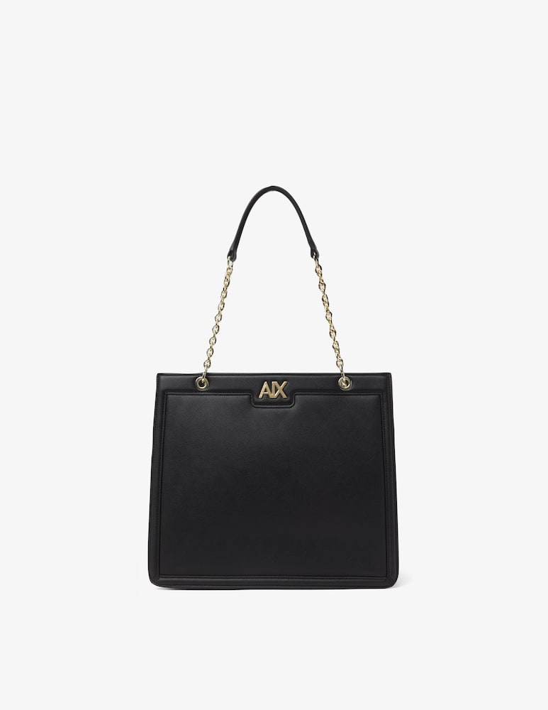 Armani Exchange Borsa shopper con catena - immagine 1 Armani Exchange Borsa shopper con catena - immagine 1