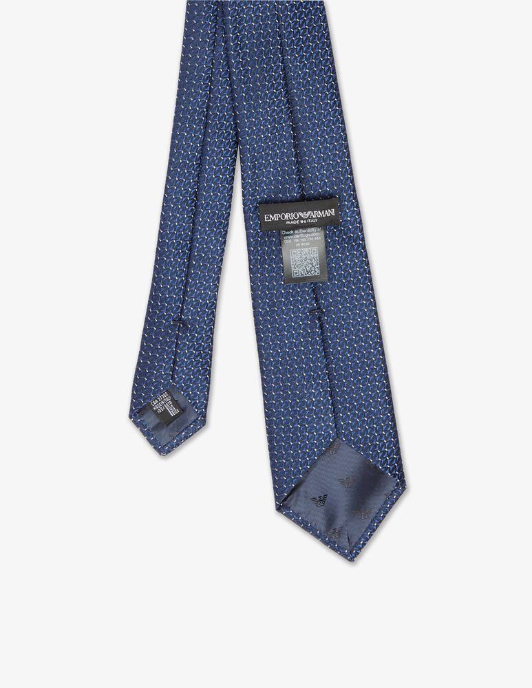 rinascente Emporio Armani Woven jacquard tie cm 7.8