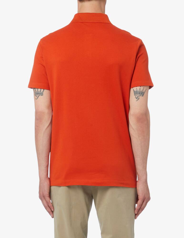 rinascente Paul & Shark Iconic badge pique polo shirt