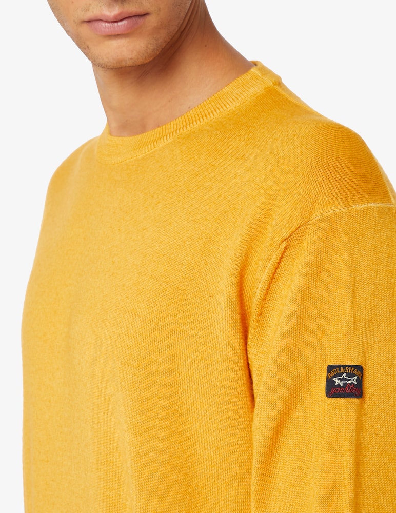 rinascente Paul & Shark Girocollo in lana merino extrafine tinto capo