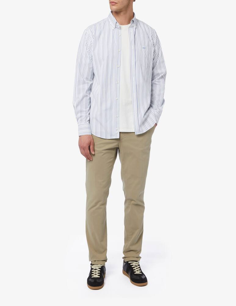 rinascente Paul & Shark Cotton slim fit shirt