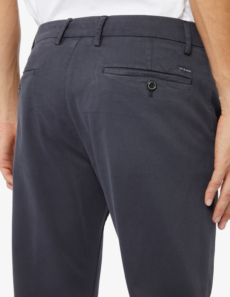rinascente Paul & Shark Tencel slim fit chino trousers