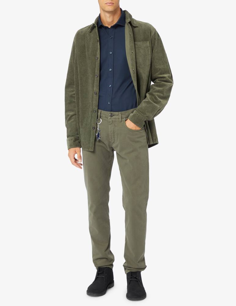 rinascente Paul & Shark Tencel slim fit 5 pockets trousers