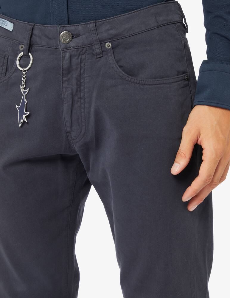 rinascente Paul & Shark Pantalone 5 tasche in cotone chino tencel
