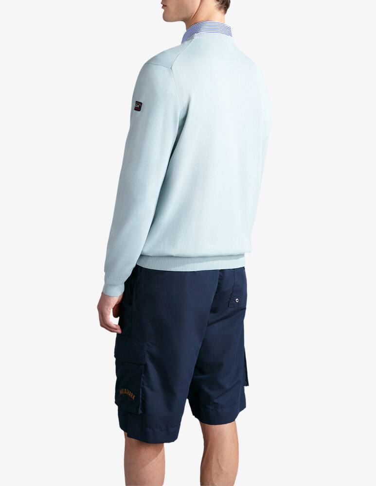 rinascente Paul & Shark Badge crewneck jumper