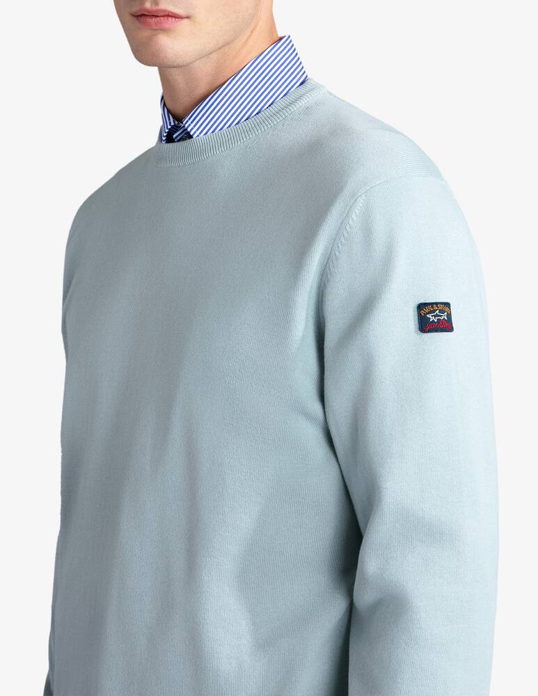 rinascente Paul & Shark Badge crewneck jumper