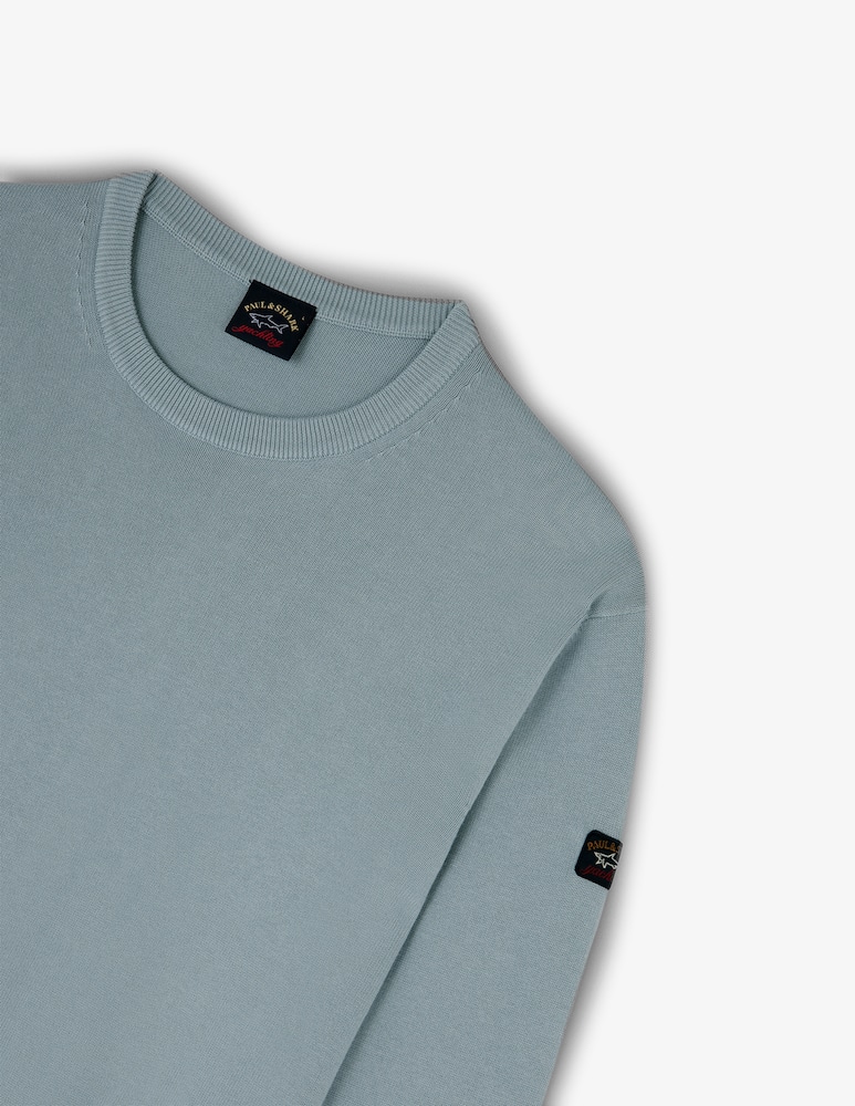 rinascente Paul & Shark Badge crewneck jumper