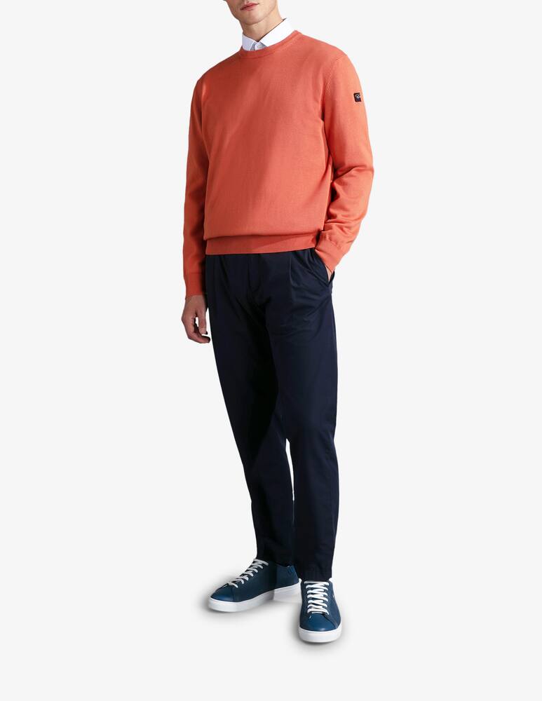 rinascente Paul & Shark Maglia girocollo con badge