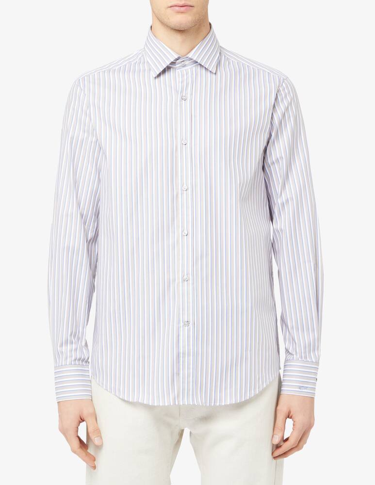 Paul & Shark Camicia twill riga piccola - immagine 1 Paul & Shark Camicia twill riga piccola - immagine 1