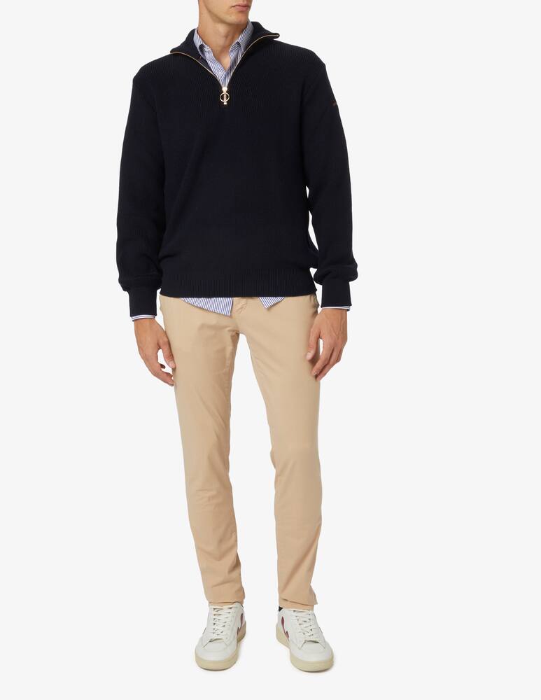 rinascente Paul & Shark Maglia con zip con moon badge