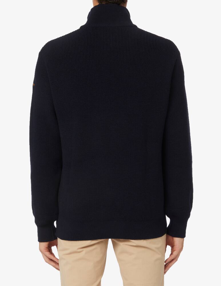 rinascente Paul & Shark Maglia con zip con moon badge