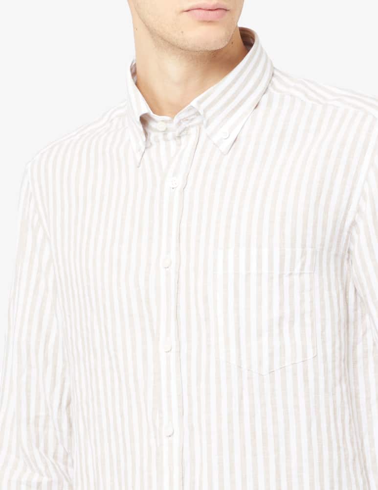 rinascente Paul & Shark Camicia lino righe