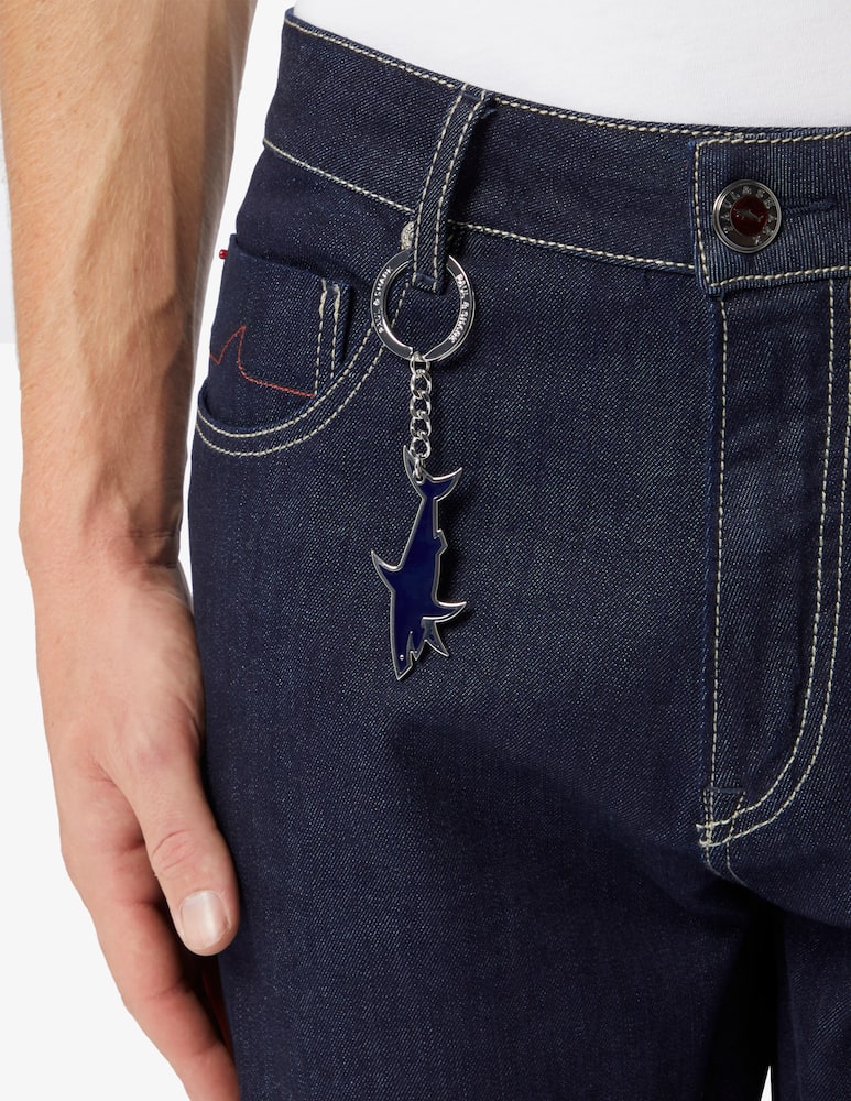 Paul & Shark Jeans stretch red rivet in cotone giza - immagine 4 Paul & Shark Jeans stretch red rivet in cotone giza - immagine 4