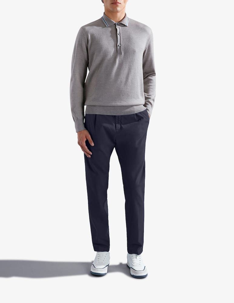 Paul & Shark Soft touch trousers with coulisse - picture 2 Paul & Shark Soft touch trousers with coulisse - picture 2