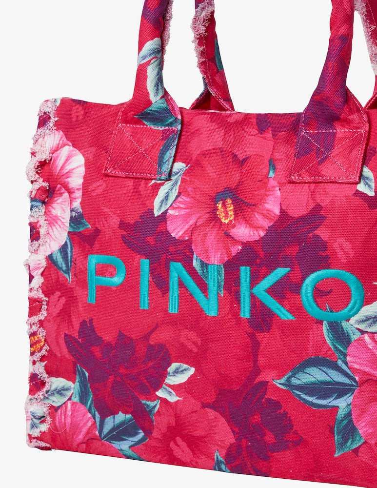 rinascente Pinko Mare canvas tote bag