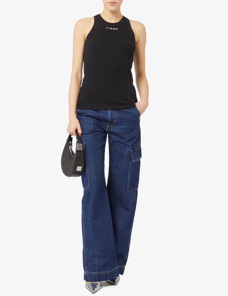 rinascente Pinko Distinto ribbed tank top