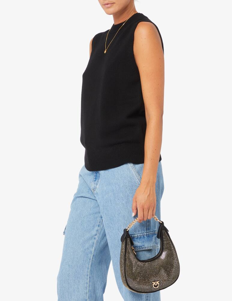 rinascente Pinko Brioche mini hobo bag