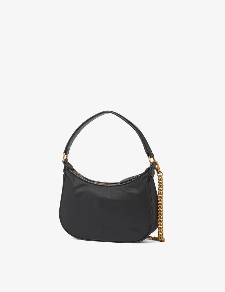 rinascente Pinko Mini crescent silk bag