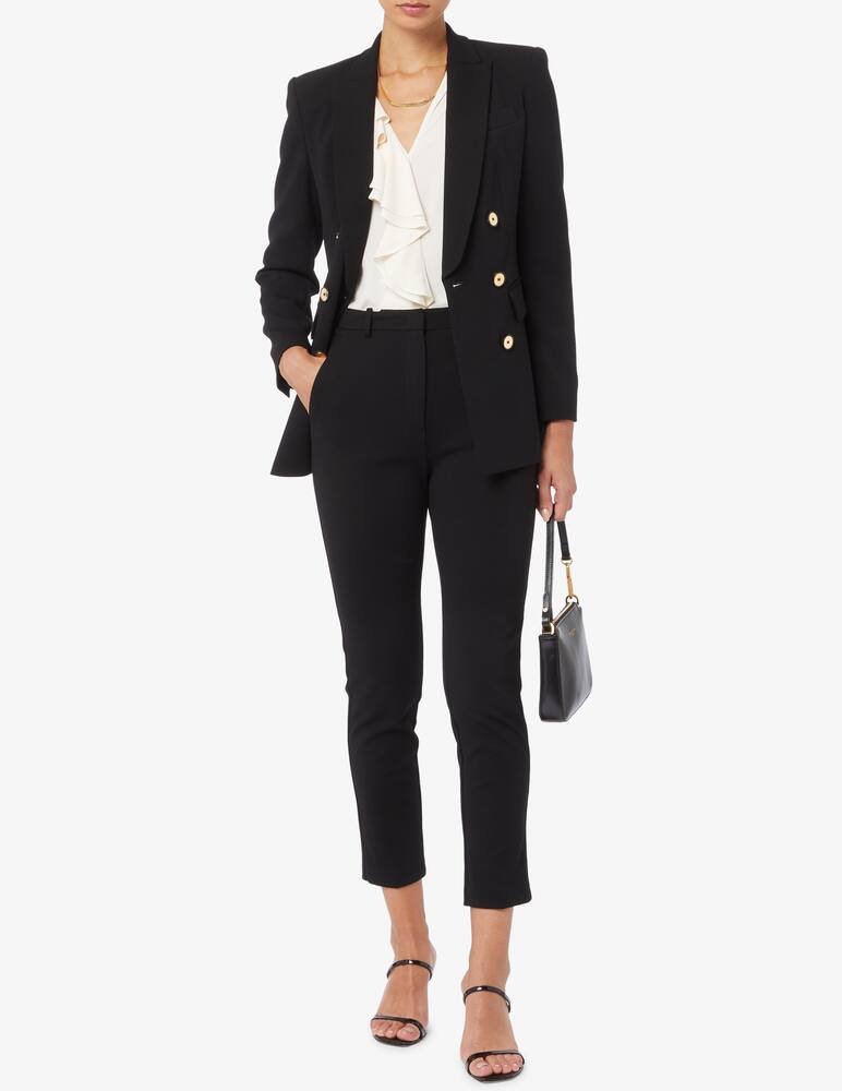 rinascente Pinko Pauline stitch regular waist trousers