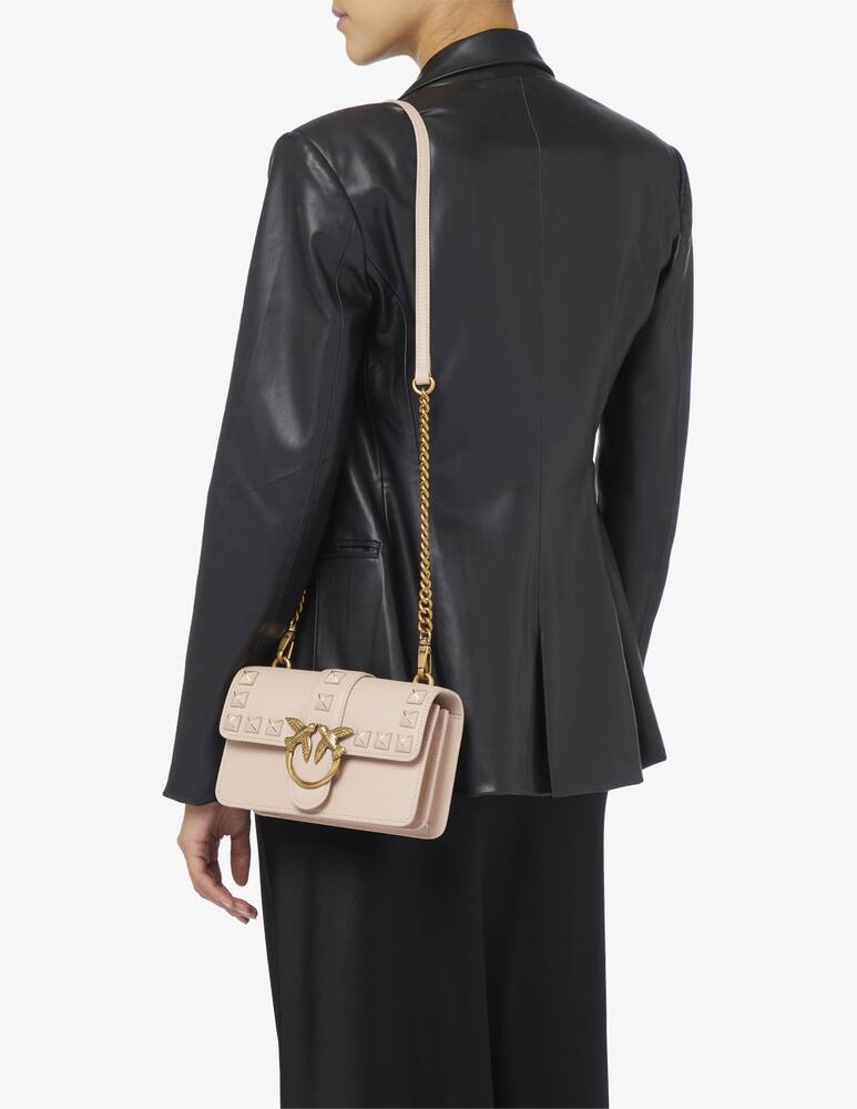 rinascente Pinko Love one mini studded bag