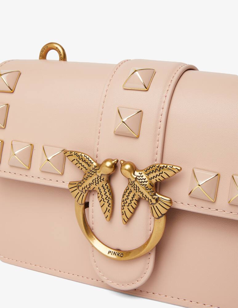 rinascente Pinko Love one mini studded bag