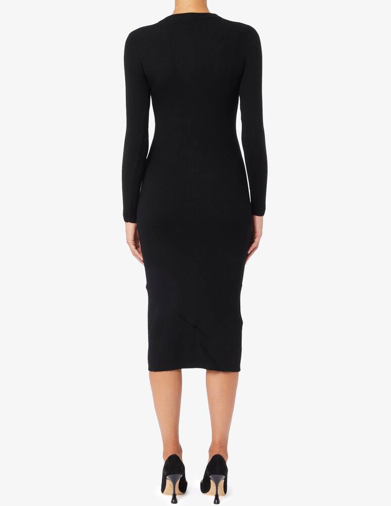 rinascente Pinko Vestito midi a costine Ermellino