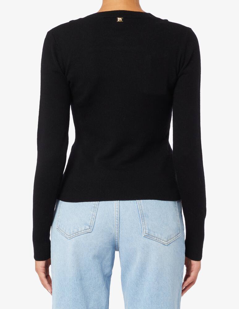 rinascente Pinko Skunk cutout ribbed top