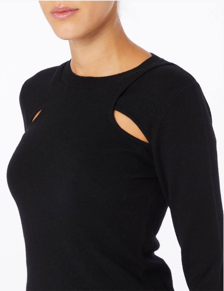 rinascente Pinko Skunk cutout ribbed top