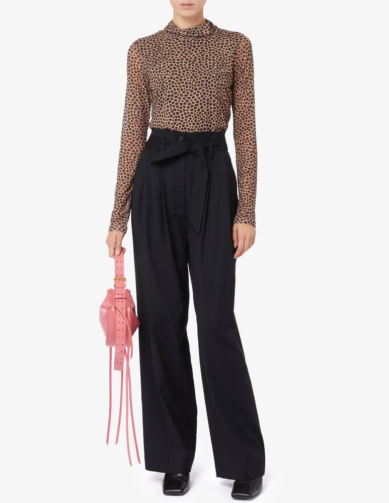 rinascente Pinko Pantaloni bow vita Pacman