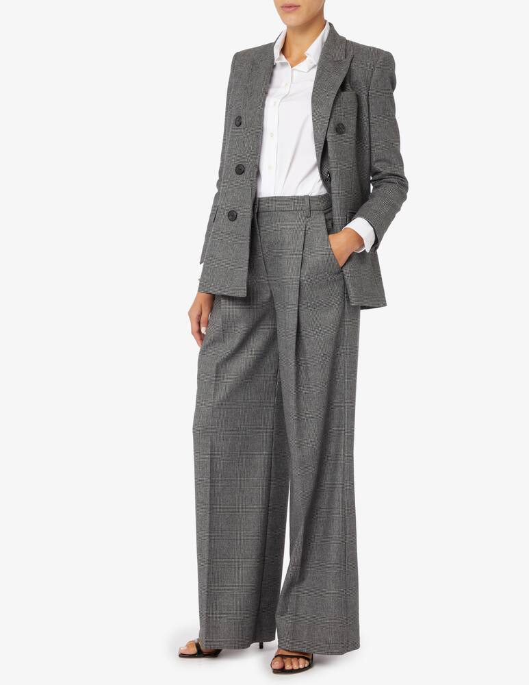 rinascente Pinko Pantaloni vita alta palazzo check