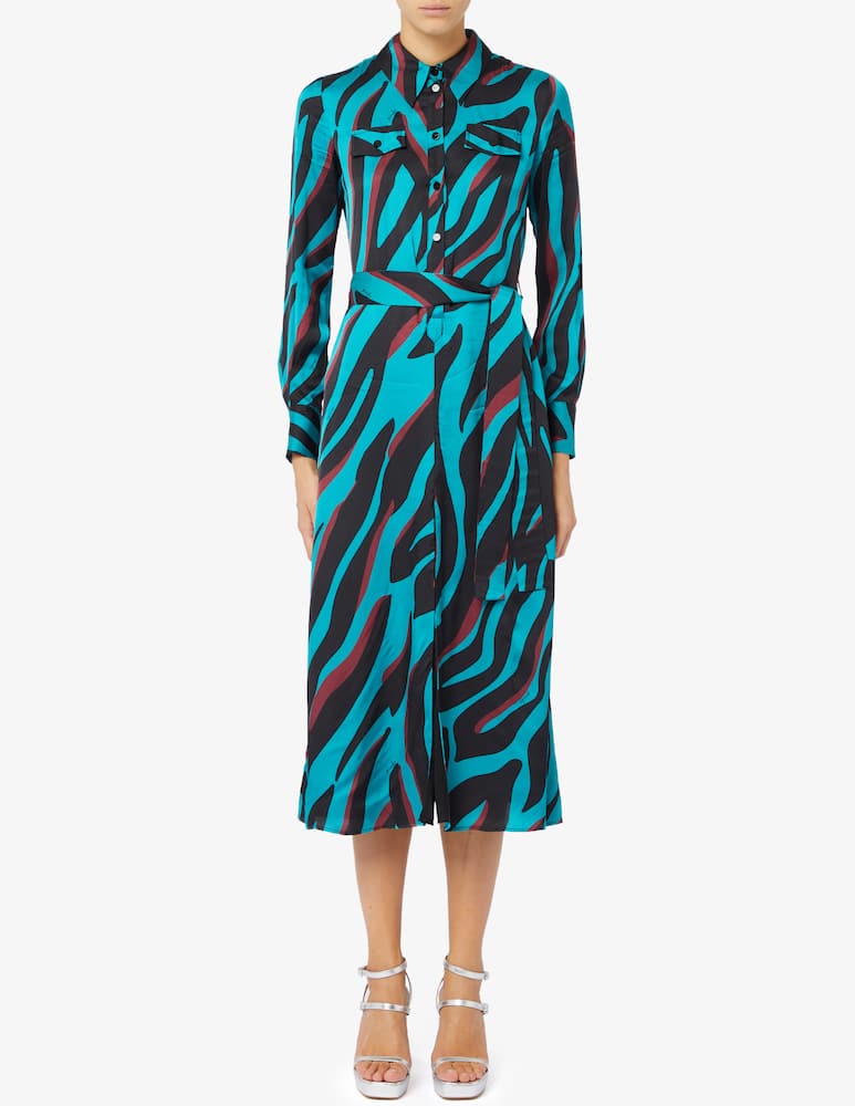 Pinko Zebra print chemise dress - picture 1 Pinko Zebra print chemise dress - picture 1