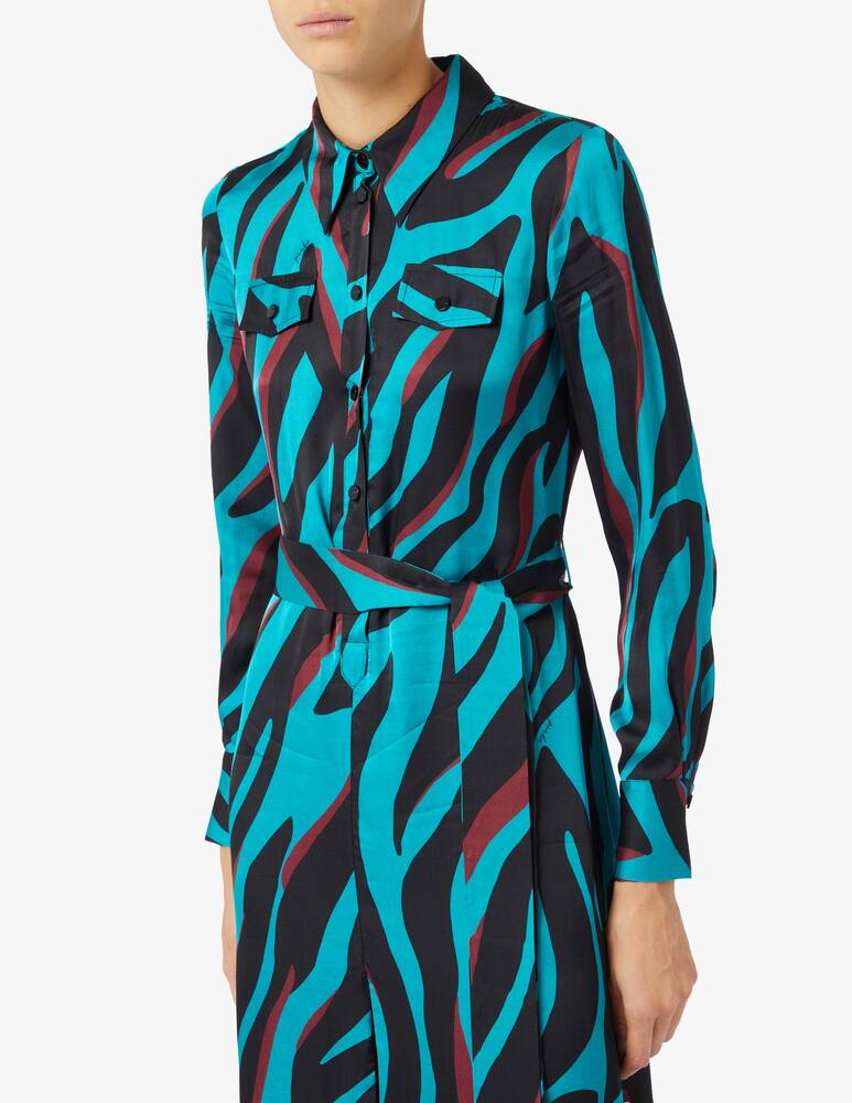 rinascente Pinko Zebra print chemise dress