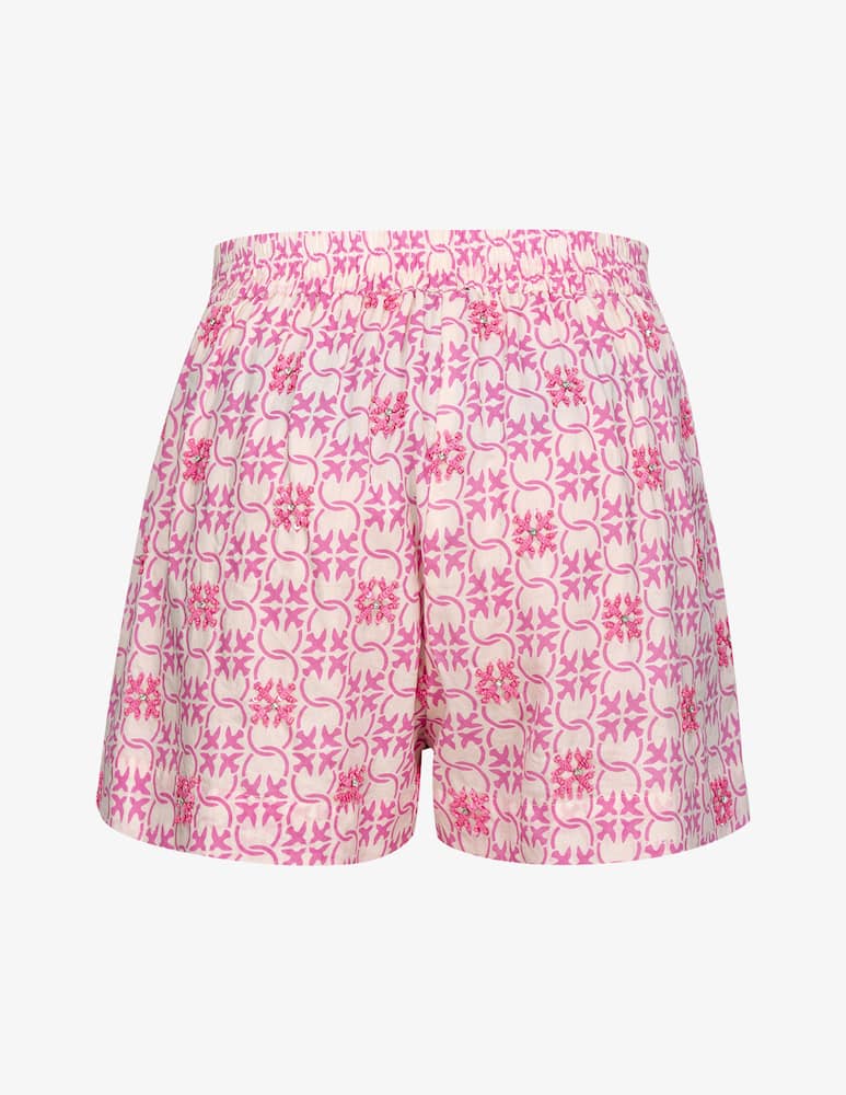 rinascente Pinko Shorts sileno stampa monogramma