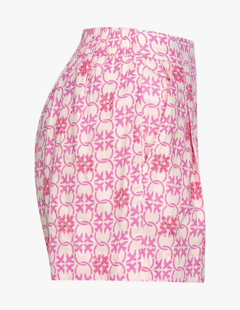 rinascente Pinko Shorts sileno stampa monogramma