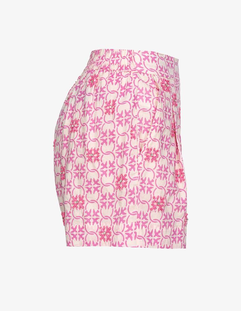 rinascente Pinko Shorts sileno stampa monogramma