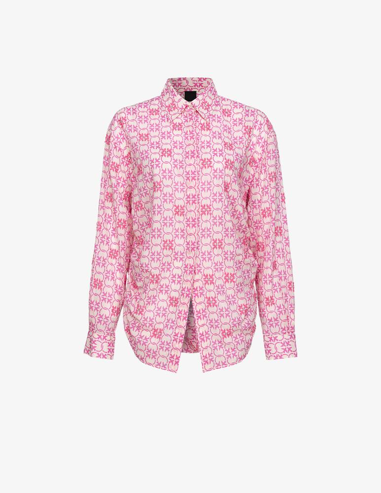 Pinko Cureti shirt with monogram print - picture 1 Pinko Cureti shirt with monogram print - picture 1