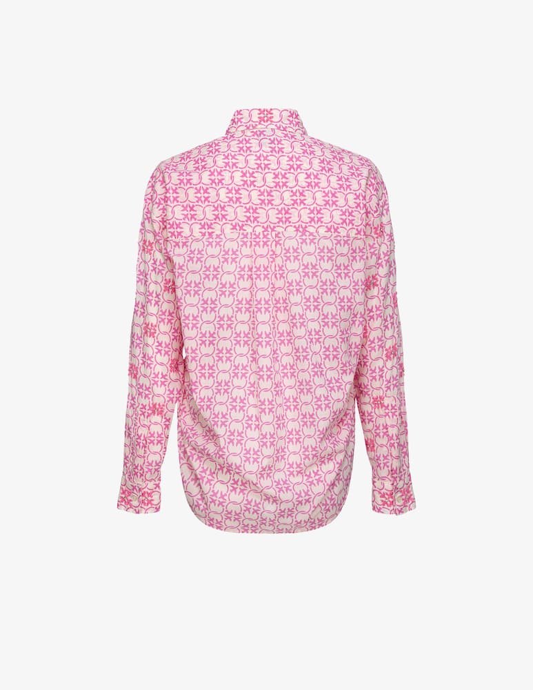 rinascente Pinko Cureti shirt with monogram print