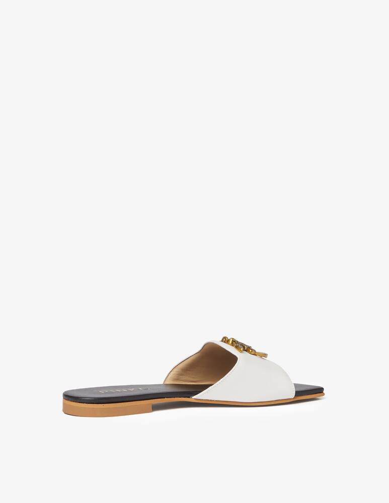 rinascente Pinko Marli slipper flat sandals logo