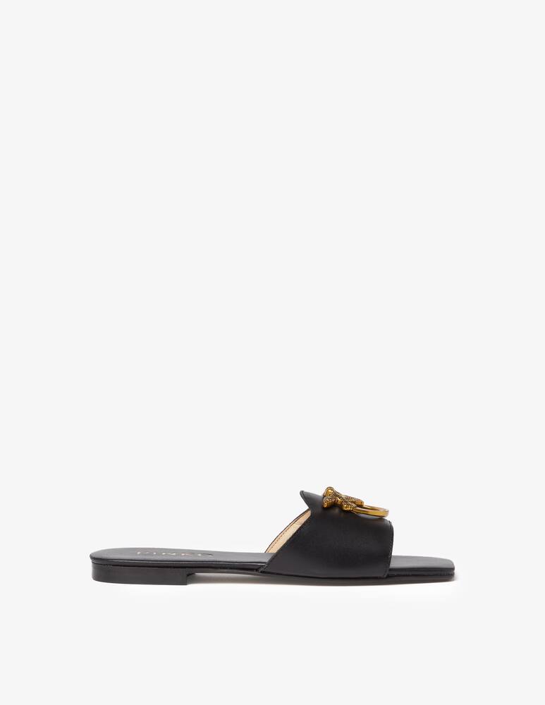 Pinko Marli slipper flat sandals logo - picture 1 Pinko Marli slipper flat sandals logo - picture 1