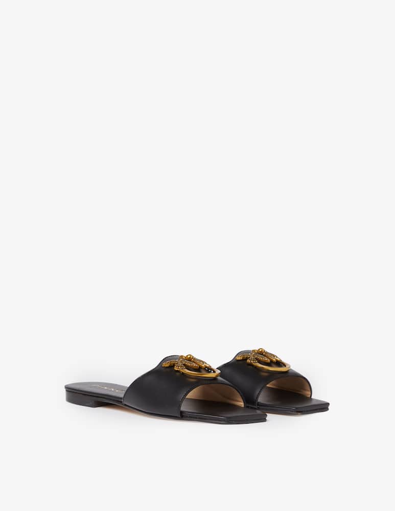 Pinko Marli slipper flat sandals logo - picture 2 Pinko Marli slipper flat sandals logo - picture 2