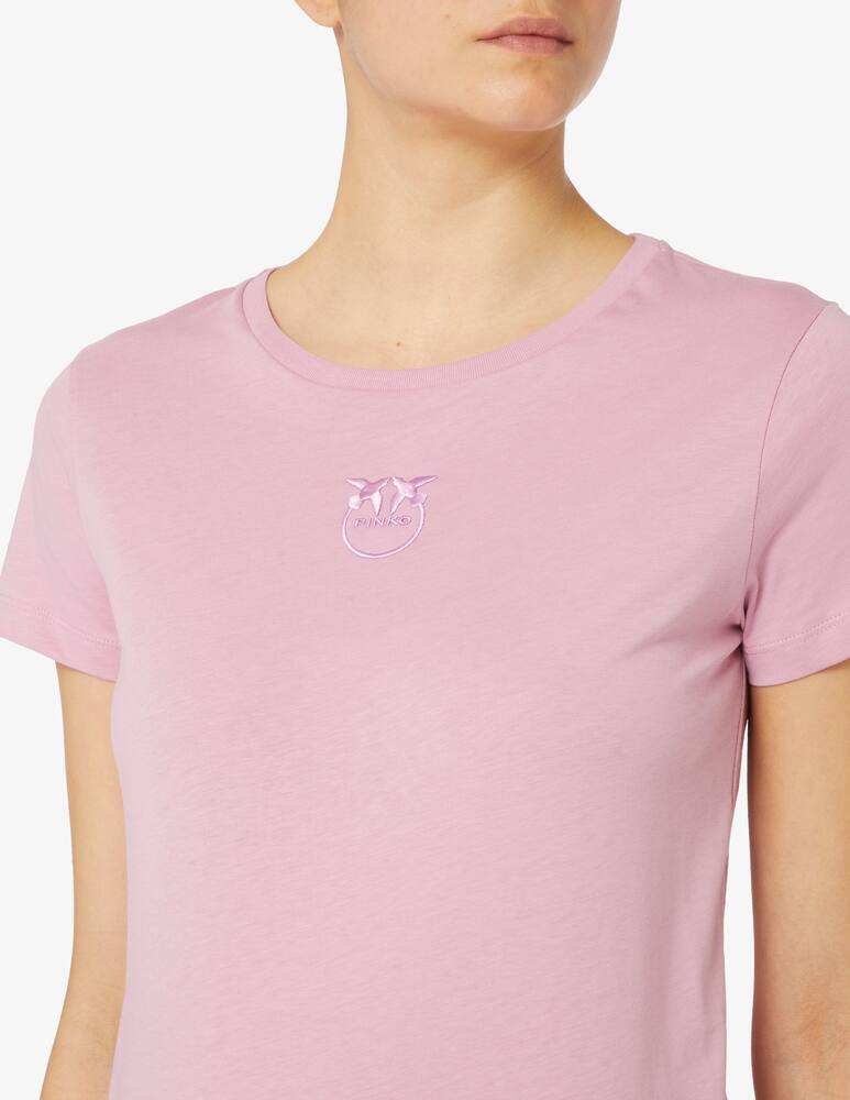 rinascente Pinko T-shirt bussolotto effetto ricamato